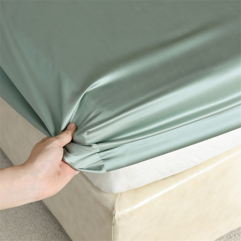 Silk Sheet Set - 100%桑絹製フィットシーツ、ゴムバンド付き、23匁、滑らかな天然シルクマットレスカバー、シングル、ダブル、キング、クイーンサイズ対応