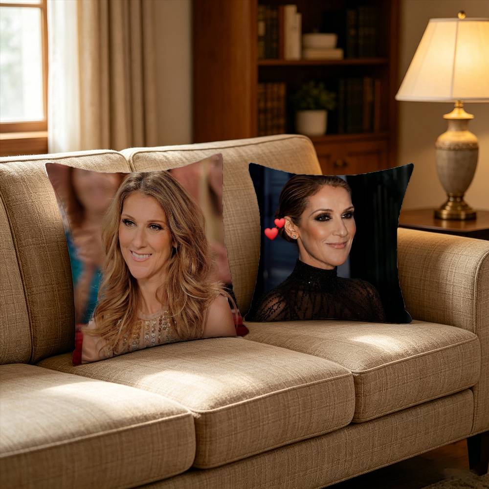 Home Textiles Canada - C-C-Celine D-Dion-Canada-Singer 枕カバー クッションカバー 車のソファ用スローピローケース