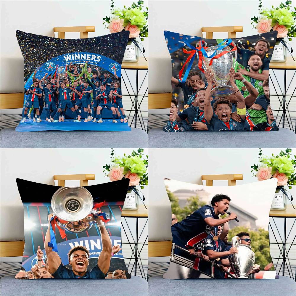 Home Textiles Paris - 1PC P-paris S-saint G-germain 枕カバー正方形寝室ソファレジャー快適クッション車ホームデコレーション枕カバー 40x40