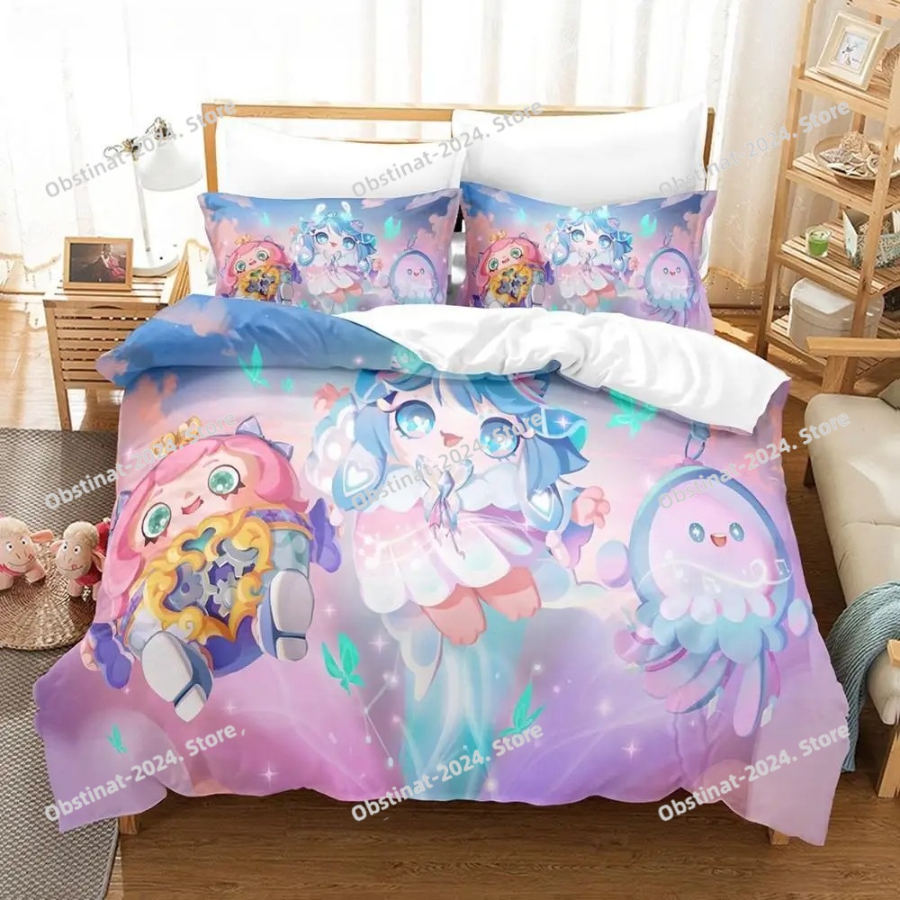 Home Textiles Bedding - ホームテキスタイル エギーパーティー寝具セット 枕カバー シングル/ツイン/フル/クイーン/キング キッズベッドリネン 3Dプリントゲーム