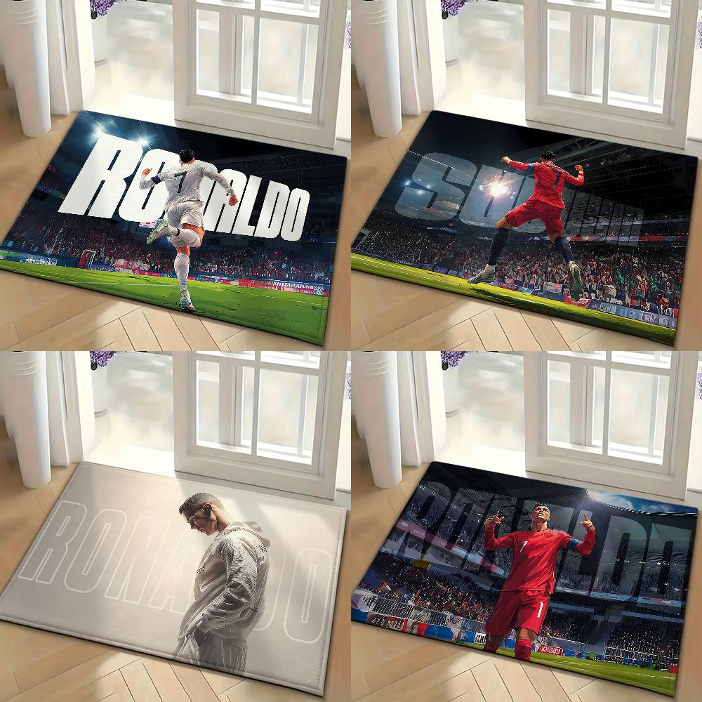 Home Textiles Portugal - ポルトガルのスーパーフットボールスターC-CR7の寝室装飾カーペット、リビングルーム用厚手のプラッシュスタディフロアマット、ホーム用ふわふわソフトラグ