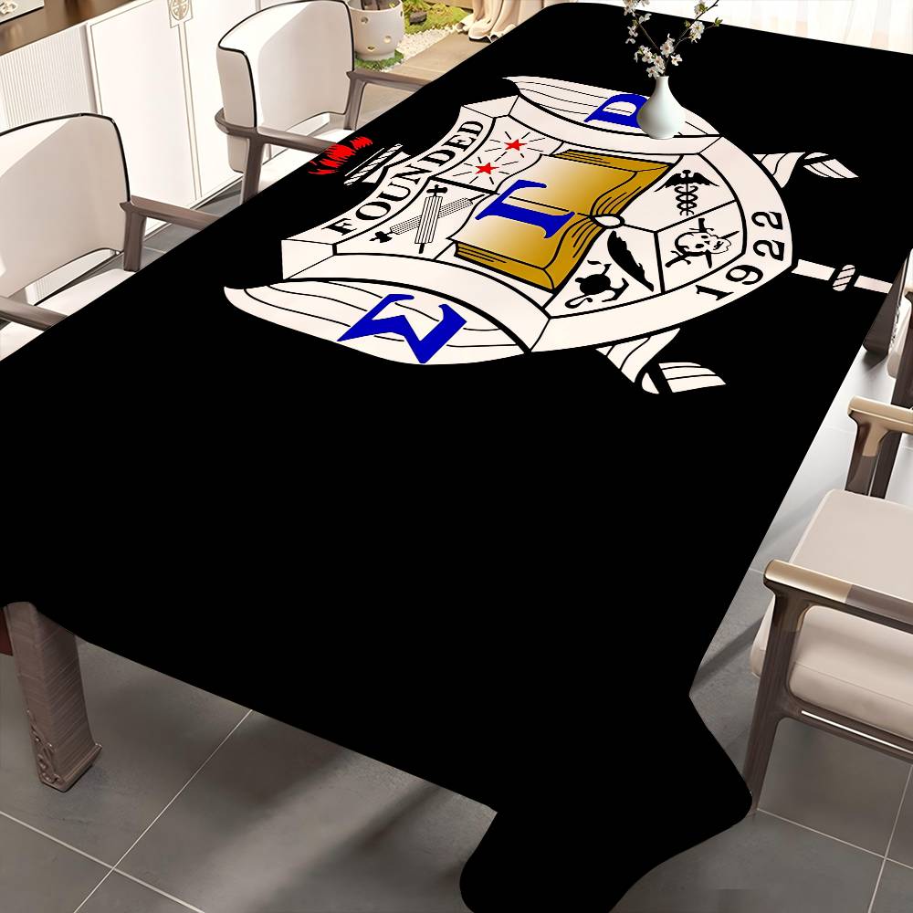 Home Textiles News - シグマ・ガンマ・ロー ロゴ テーブルクロス ホームディナーパーティー テーブルカバー ウェディングバンケット