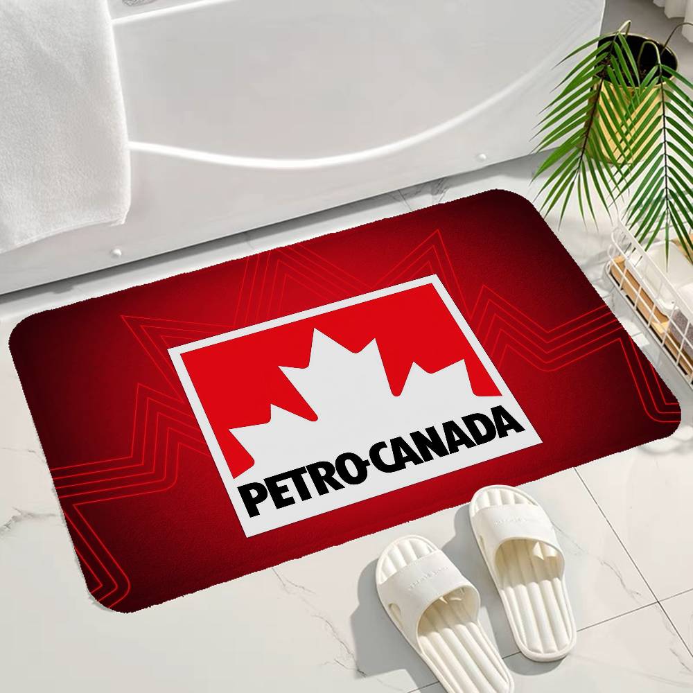 Home Textiles Canada - ペトロカナダロゴフロアマット長方形滑り止めホームソフトバッドマットフロントドア屋内屋外マットホテル装飾マット