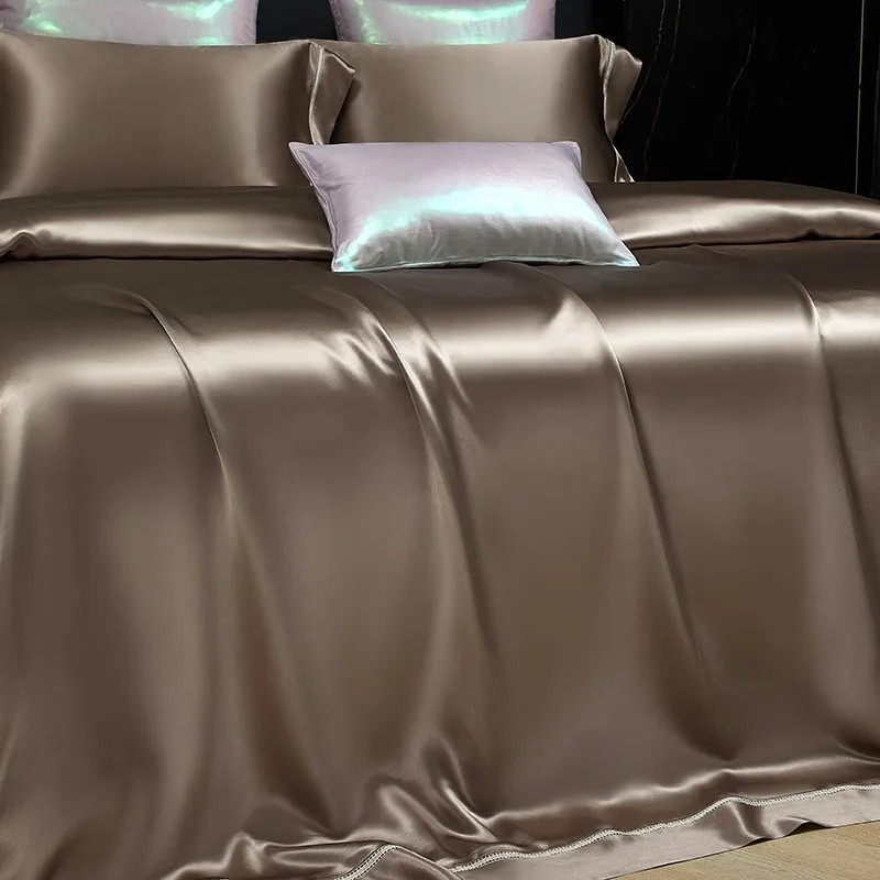 プレミアムコットン掛け布団カバーセット,スーパー,カルキング - Silk Sheet Set のレビューと価格