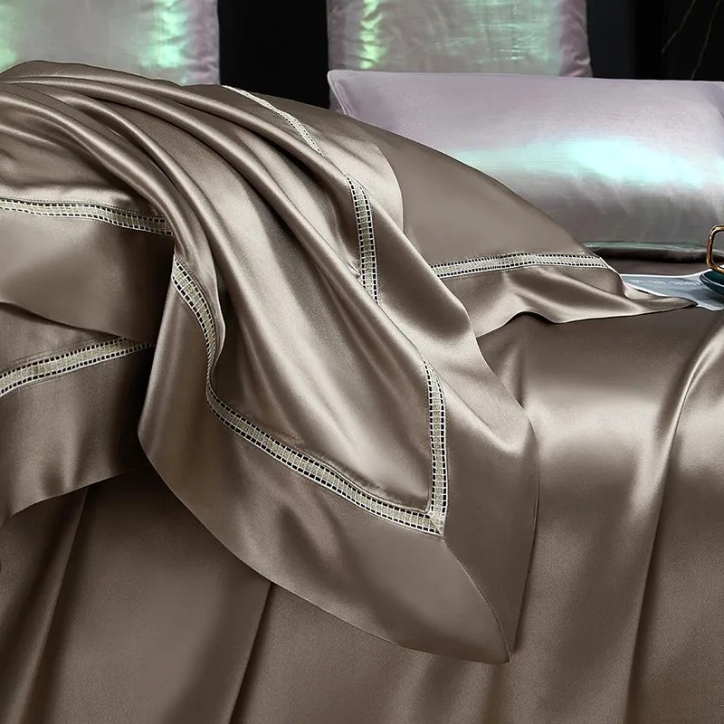 プレミアムコットン掛け布団カバーセット,スーパー,カルキング - Silk Sheet Set のレビューと価格