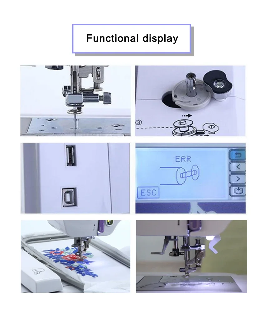 プロ仕様デジタル刺繍機、小型ロゴ刺繍機（テキスタイル用）、家 - Home Textiles Logo のレビューと価格