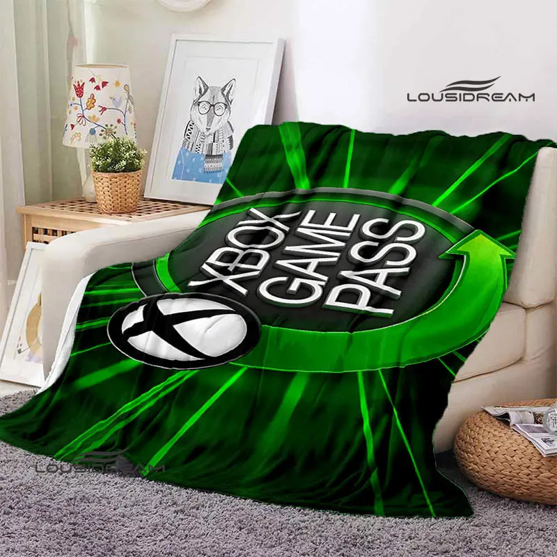 Xbox ロゴ フリースブランケット ソフトゲーミングデザイ - Home Textiles Logo のレビューと価格