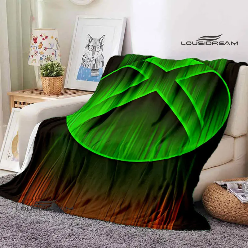 Xbox ロゴ フリースブランケット ソフトゲーミングデザイ - Home Textiles Logo のレビューと価格