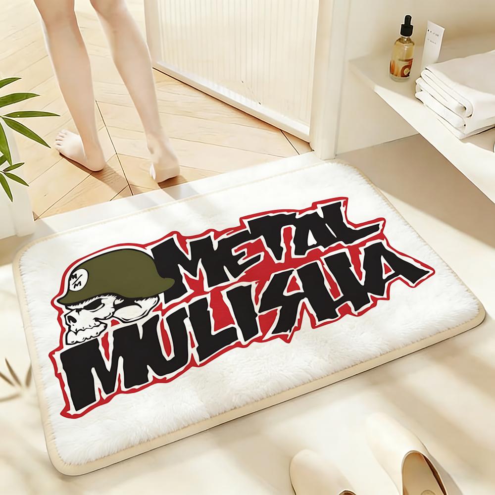 柔らかく吸水性のある滑り止めラグ ブランドロゴ入り メタルム - Home Textiles Logo のレビューと価格