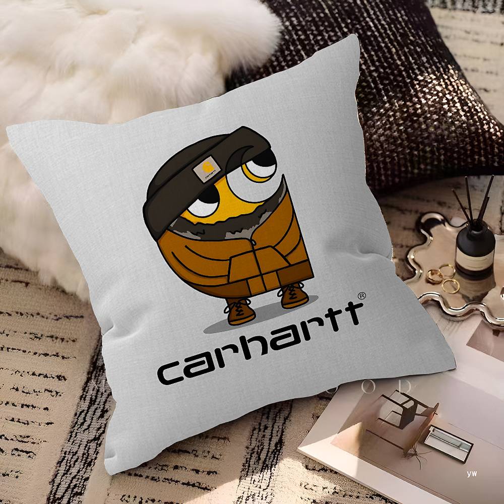 C-Carharttes ロゴ メープル デザイン クッショ - Home Textiles Logo のレビューと価格