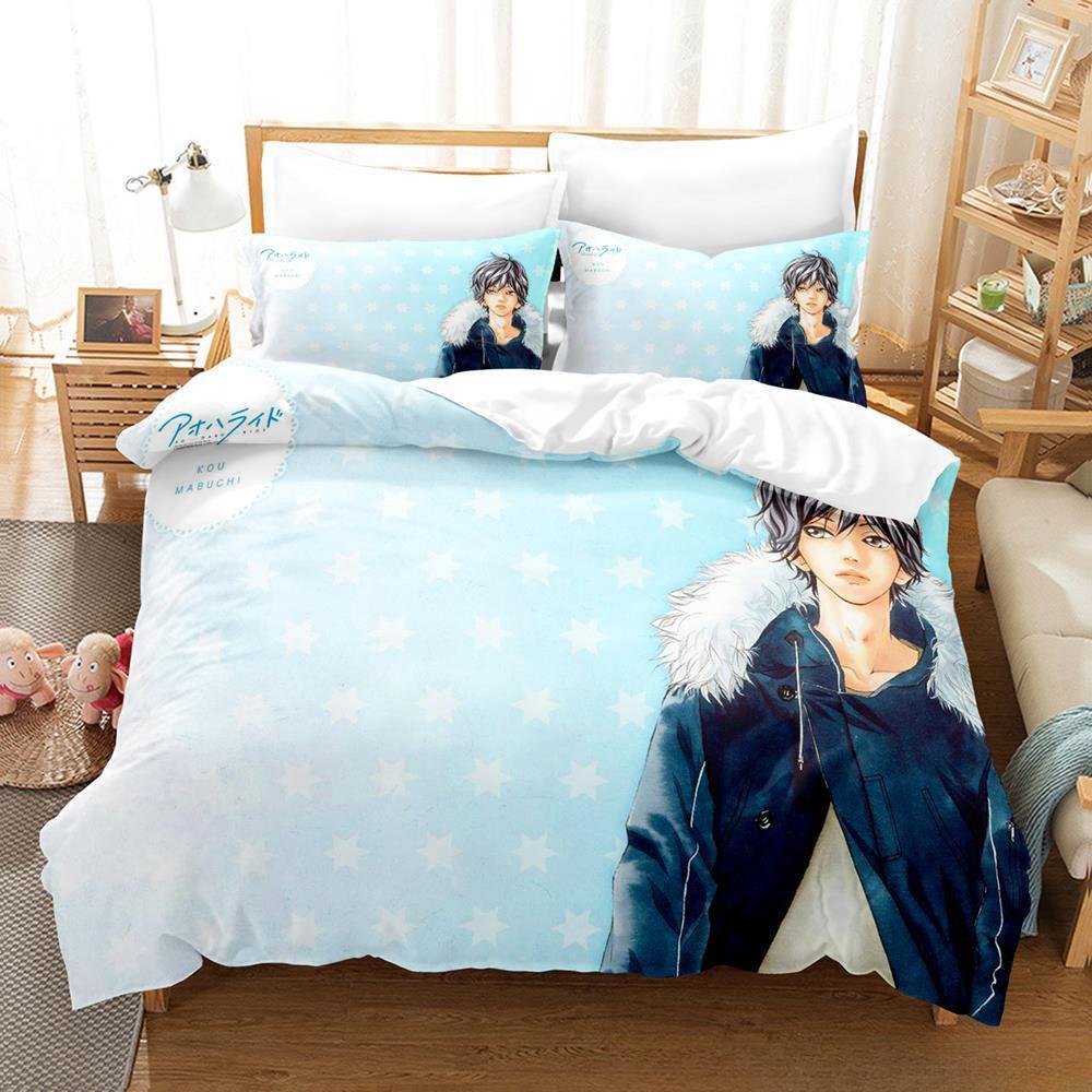 3Dプリントアニメ「アオハイドライド」寝具セット シングル/ - Home Textiles Bedding のレビューと価格