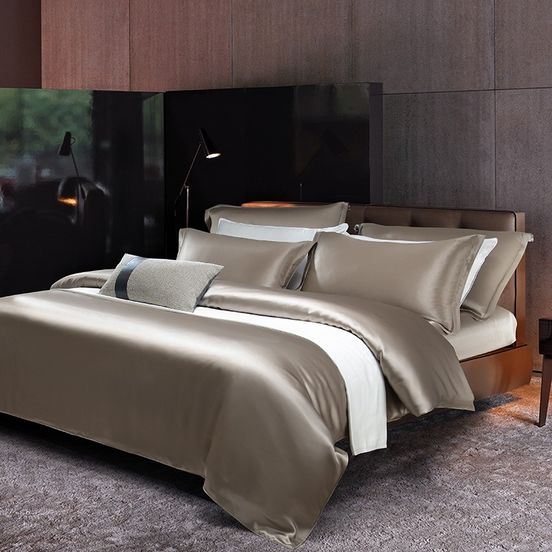 快適な寝具セット,コンフォーターカバー,シルク,掛け布団カバ - Silk Sheet Set のレビューと価格