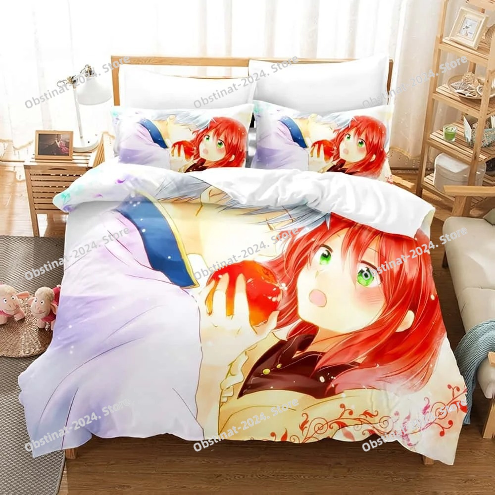 白雪姫と赤髪の寝具セット、漫画アニメ3点セット、大人子供用寝 - Home Textiles Bedding のレビューと価格