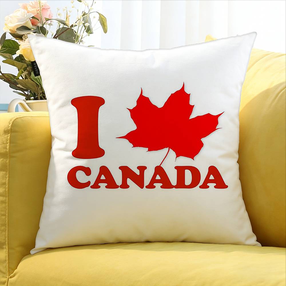 カナダメープルリーフ代表チームのさまざまなサイズの正方形枕カ - Home Textiles Canada のレビューと価格