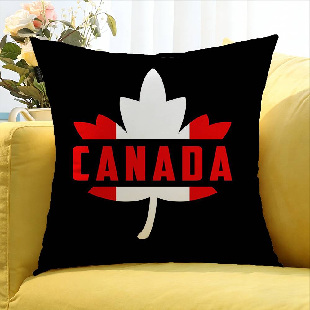 カナダメープルリーフ代表チームのさまざまなサイズの正方形枕カ - Home Textiles Canada のレビューと価格
