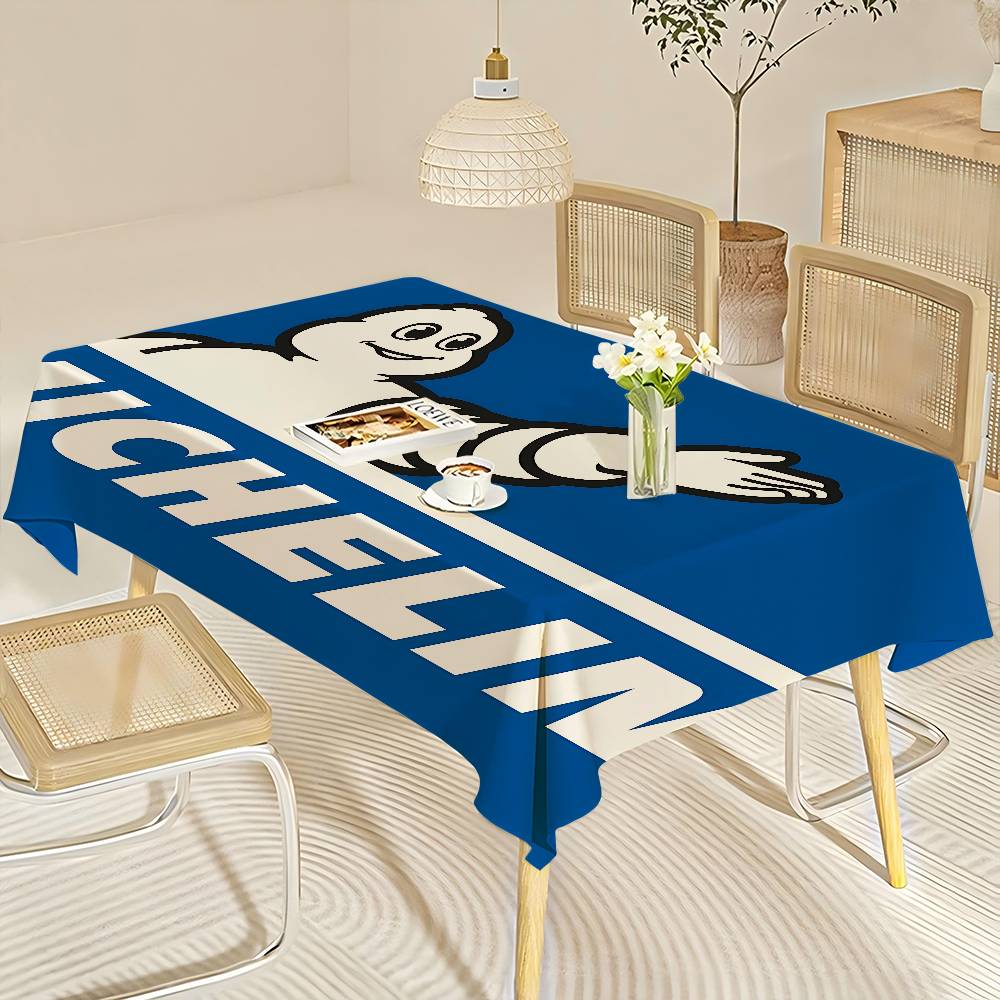 M-Michelinsロゴ入りポリエステル防水テーブルクロス - Home Textiles Today Logo のレビューと価格