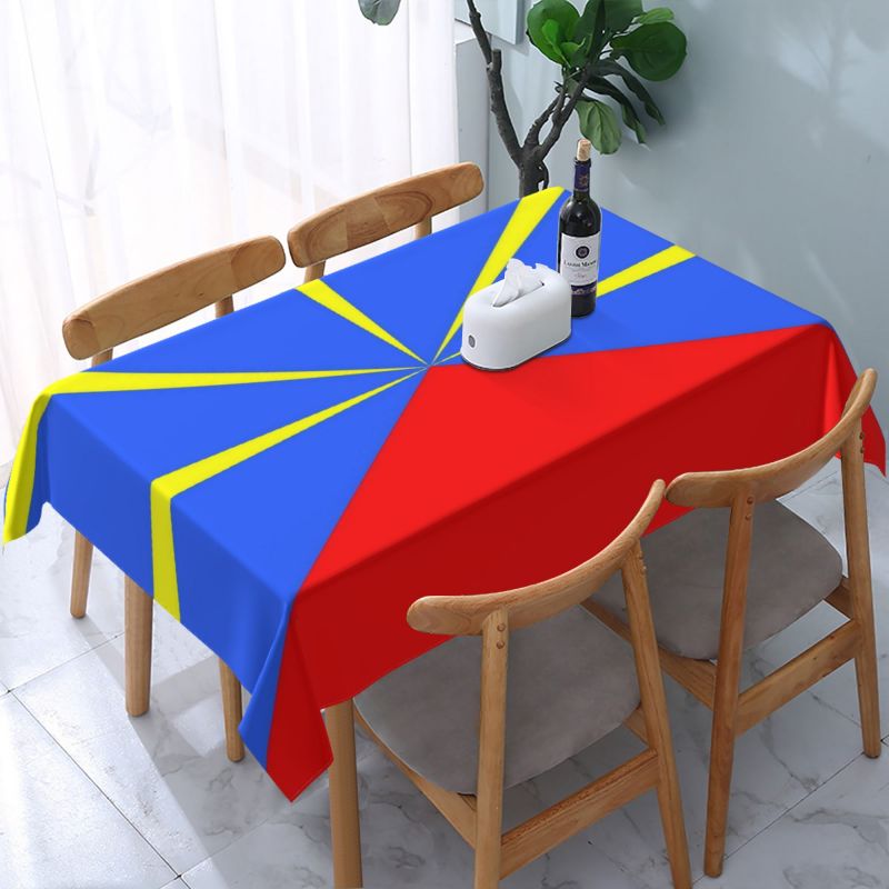 974 レユニオン島ロゴテーブルクロス レユニオン人誇り高き - Home Textiles Logo のレビューと価格
