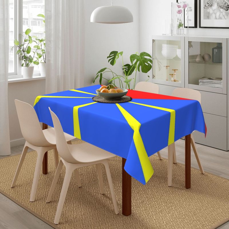 974 レユニオン島ロゴテーブルクロス レユニオン人誇り高き - Home Textiles Logo のレビューと価格