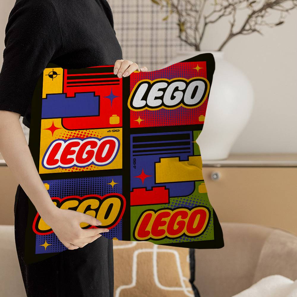 クラシック L-LEGOS ロゴ クッションカバー インチサ - Home Textiles Logo のレビューと価格