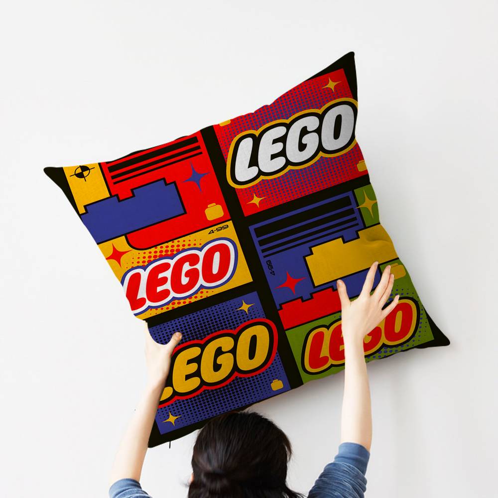 クラシック L-LEGOS ロゴ クッションカバー インチサ - Home Textiles Logo のレビューと価格