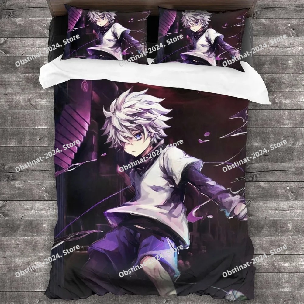 アニメハンター×ハンター寝具セット 3 ピース漫画布団カバー - Home Textiles Bedding のレビューと価格
