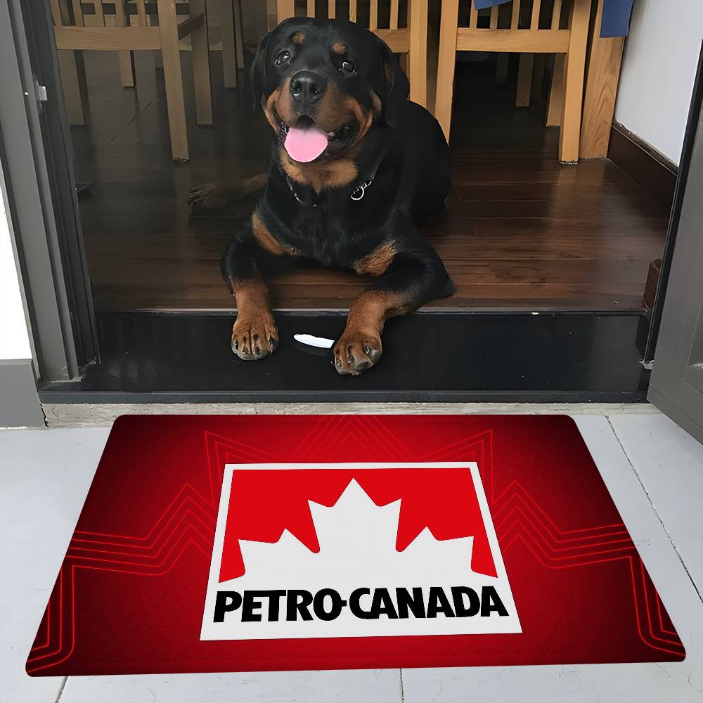 ペトロカナダロゴフロアマット長方形滑り止めホームソフトバッド - Home Textiles Canada のレビューと価格