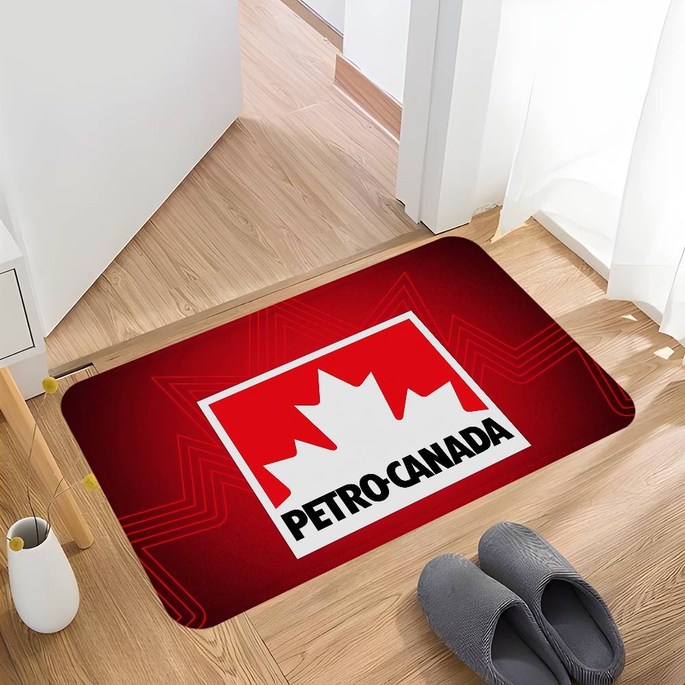 ペトロカナダロゴフロアマット長方形滑り止めホームソフトバッド - Home Textiles Canada のレビューと価格