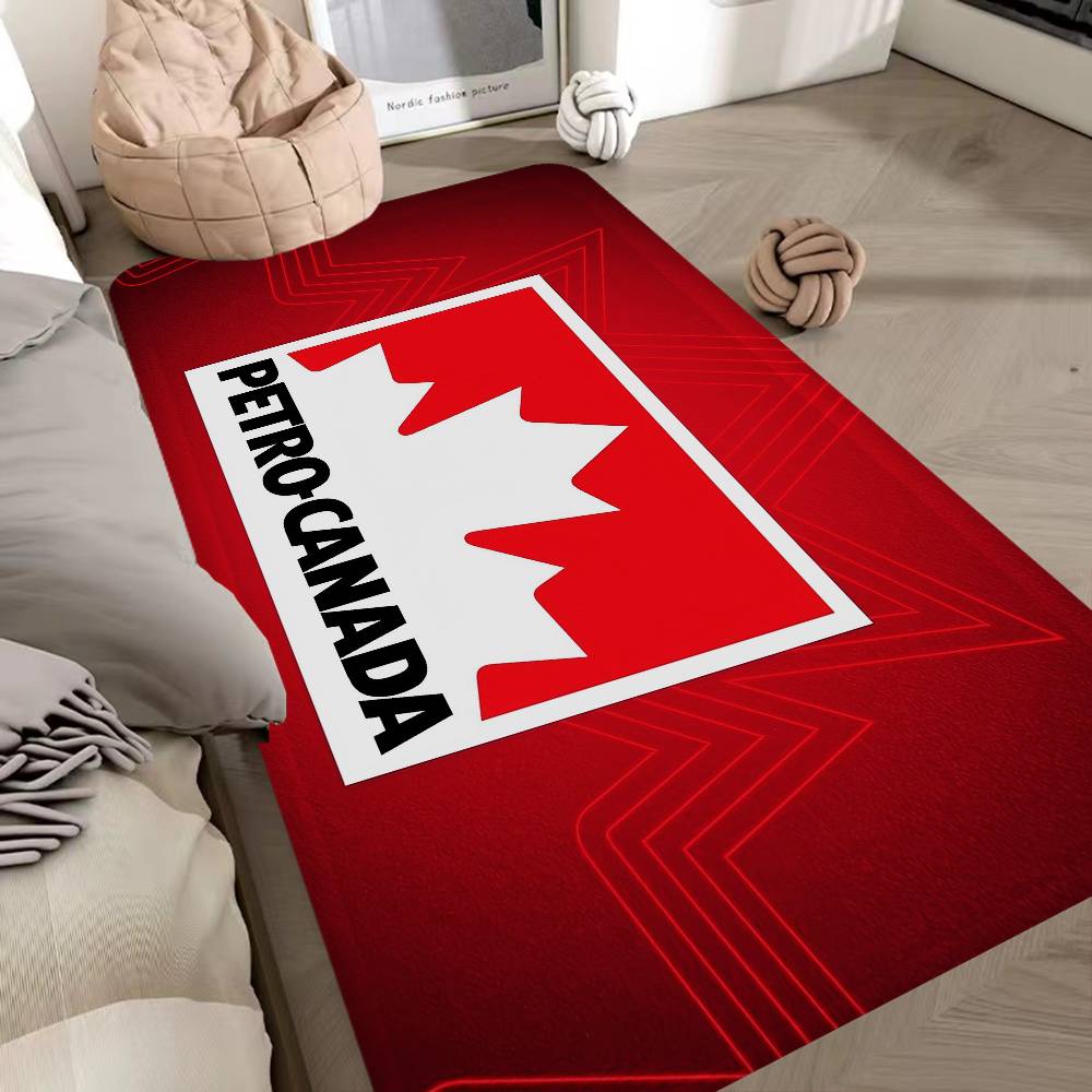ペトロカナダロゴフロアマット長方形滑り止めホームソフトバッド - Home Textiles Canada のレビューと価格